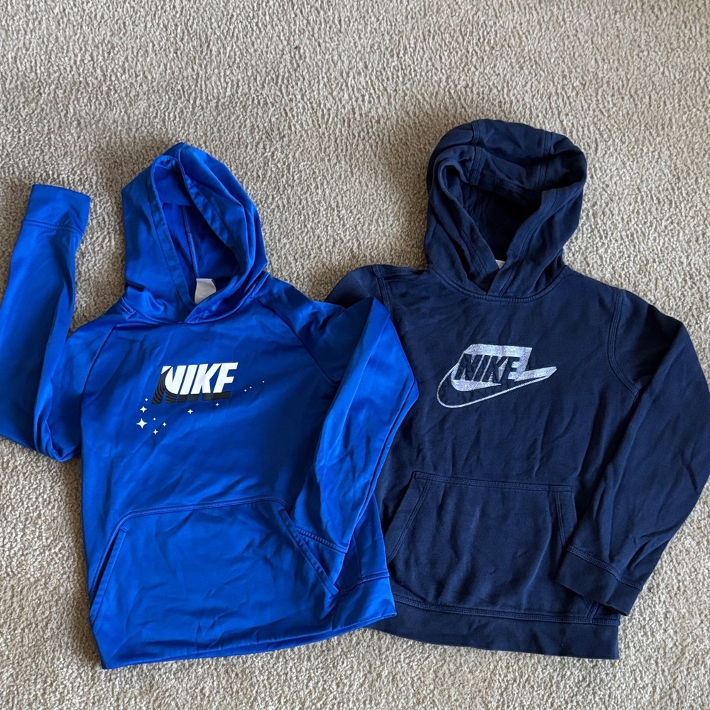Nike Kids Dual Blue Hoodies